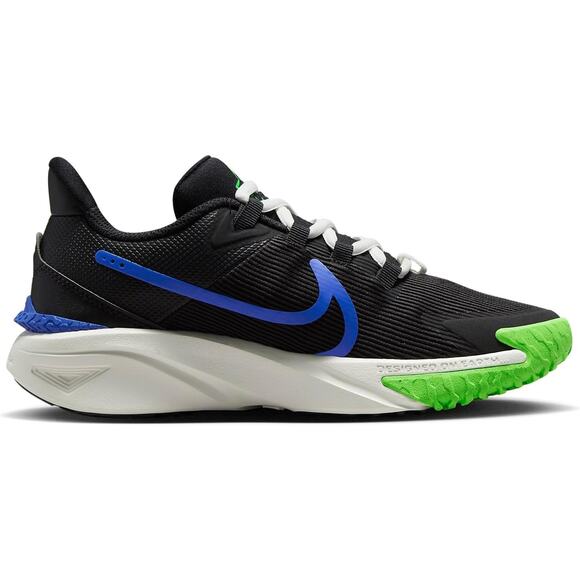 NWT Nike Unisex Kid's Young Athletes Shoe,Black/Racer Blue/White-38.5 EU 6Y - Picture 3 of 7